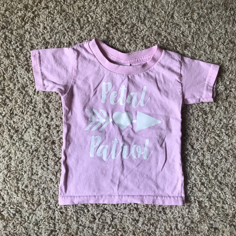 “Petal Patrol” T-Shirt 2T (flower girl)